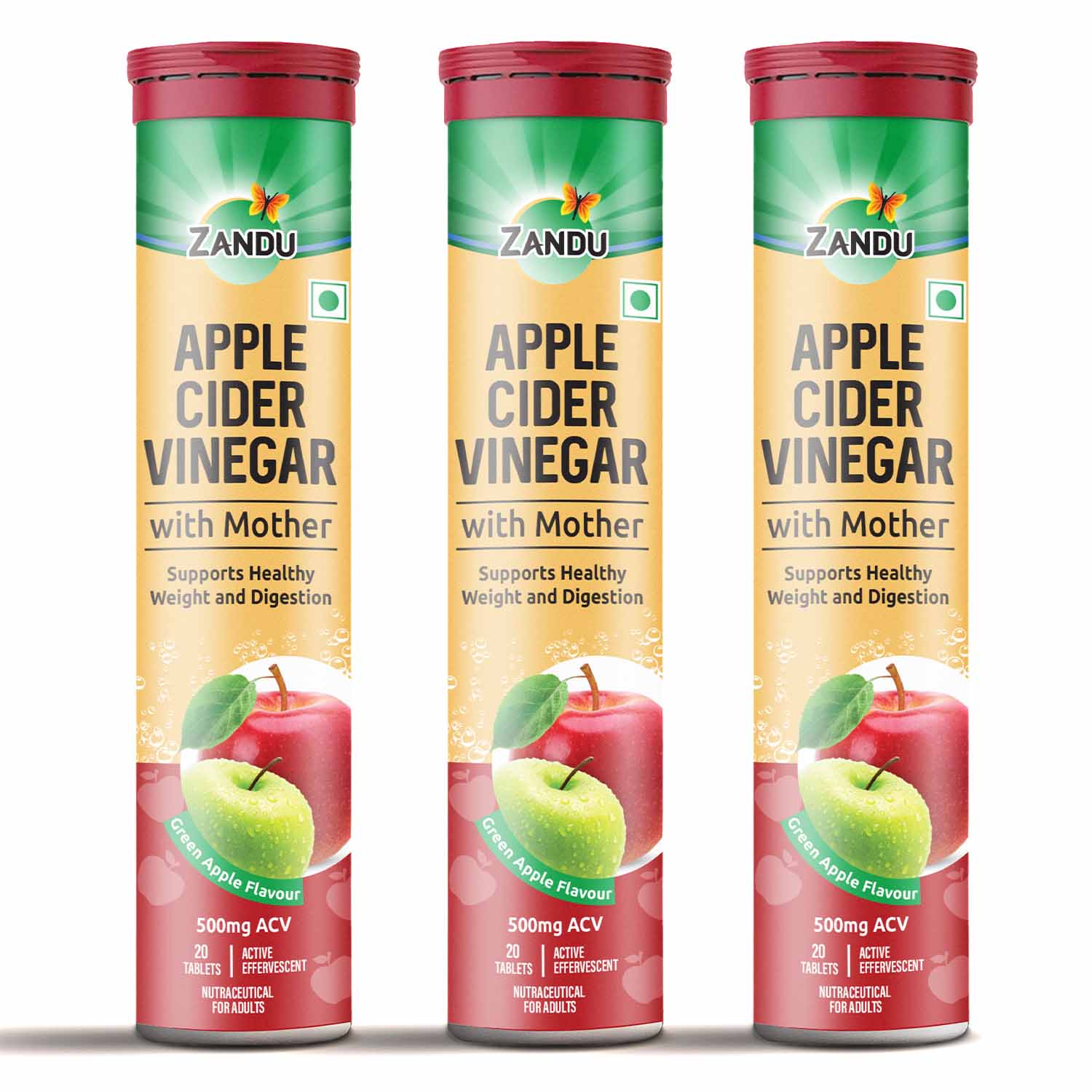 Zandu Apple Cider Vinegar (ACV) Effervescent Tablets - Image 9