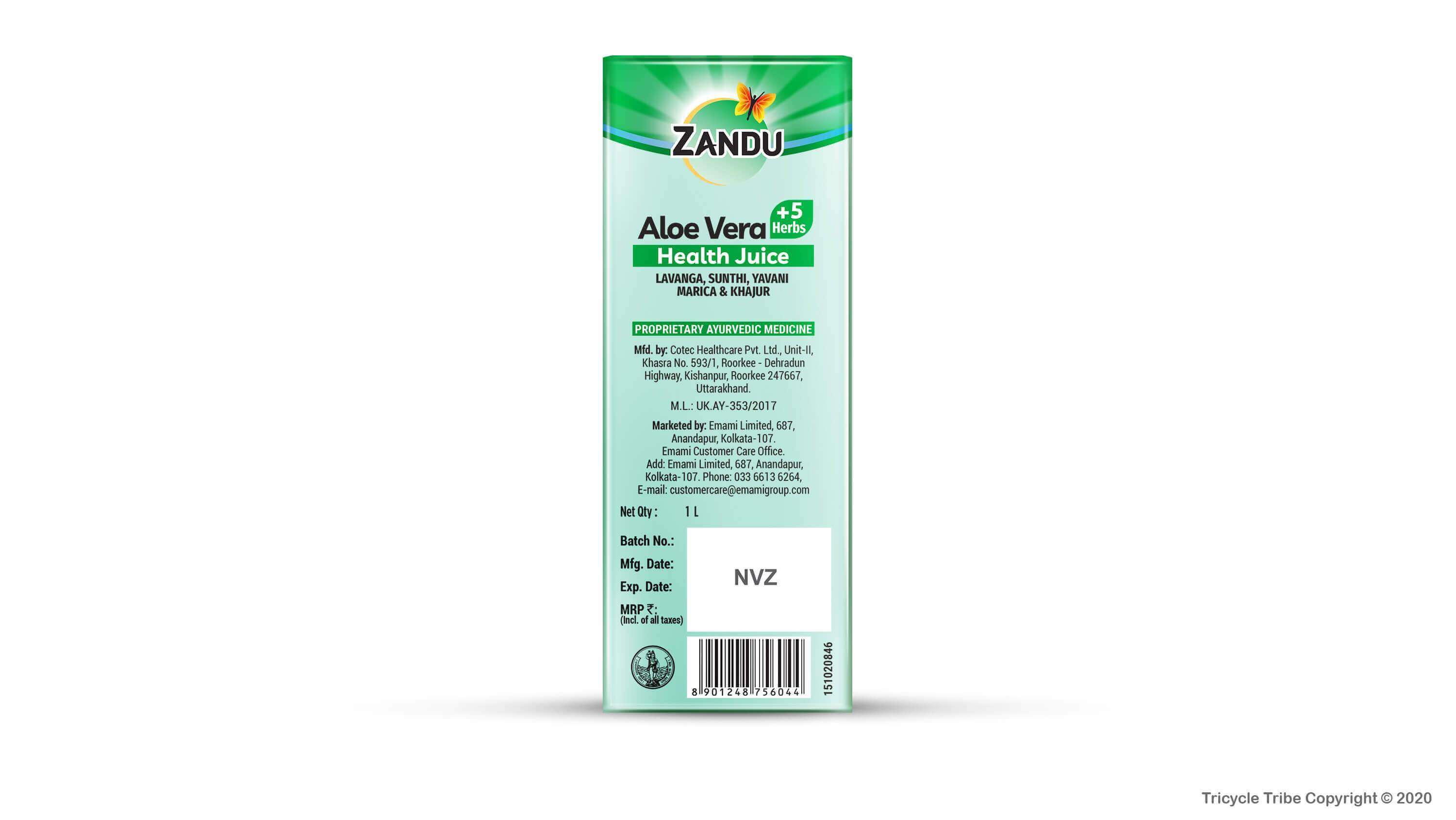 Zandu Aloe Vera Juice - Image 4
