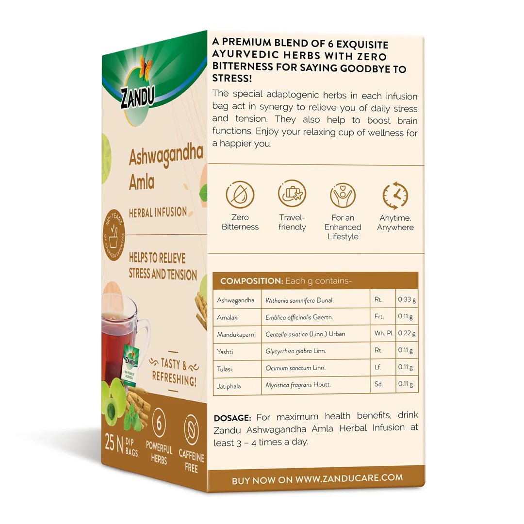 Zandu Ashwagandha Amla Tea - Image 10