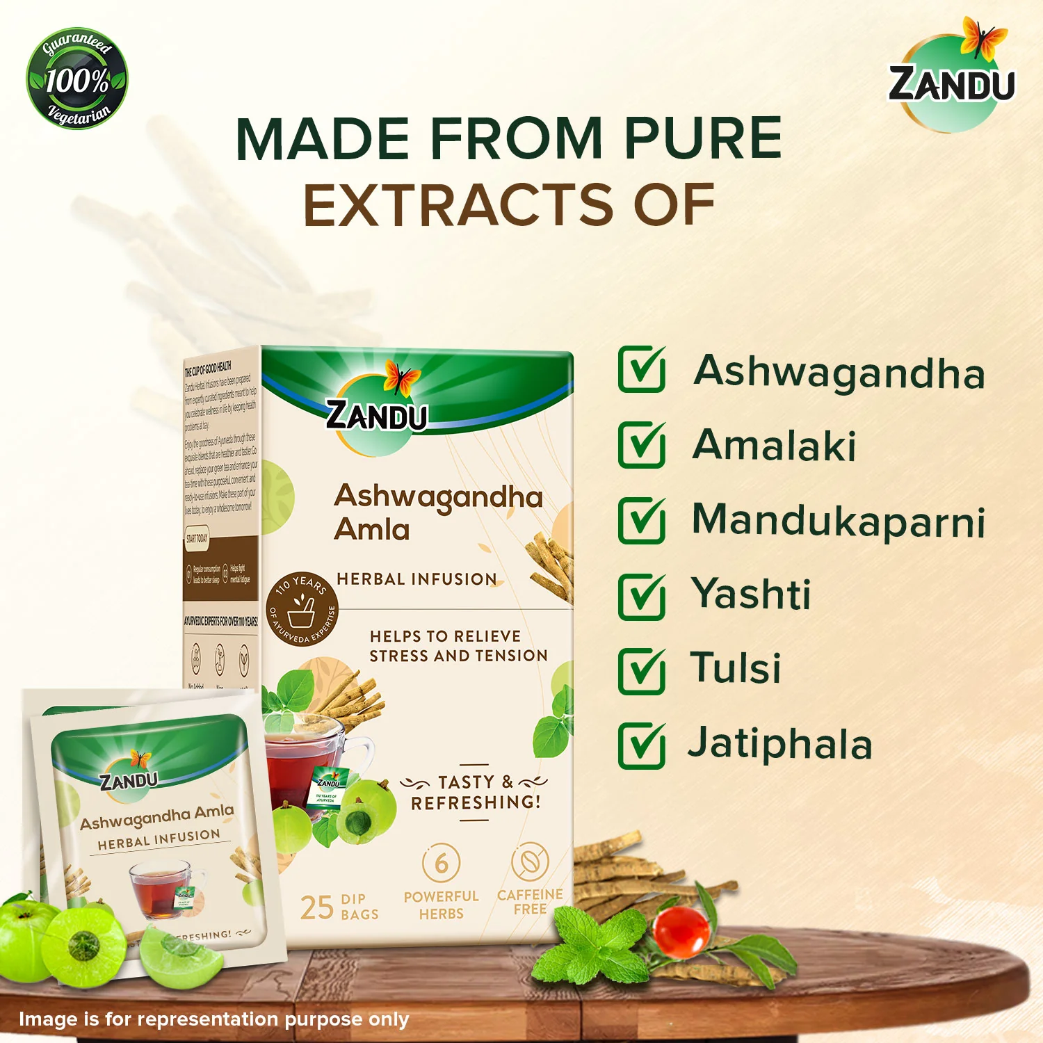 Zandu Ashwagandha Amla Tea - Image 6