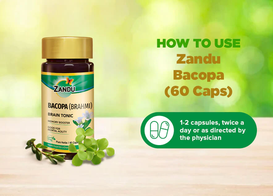 Zandu Pure Brahmi Capsules - Image 6