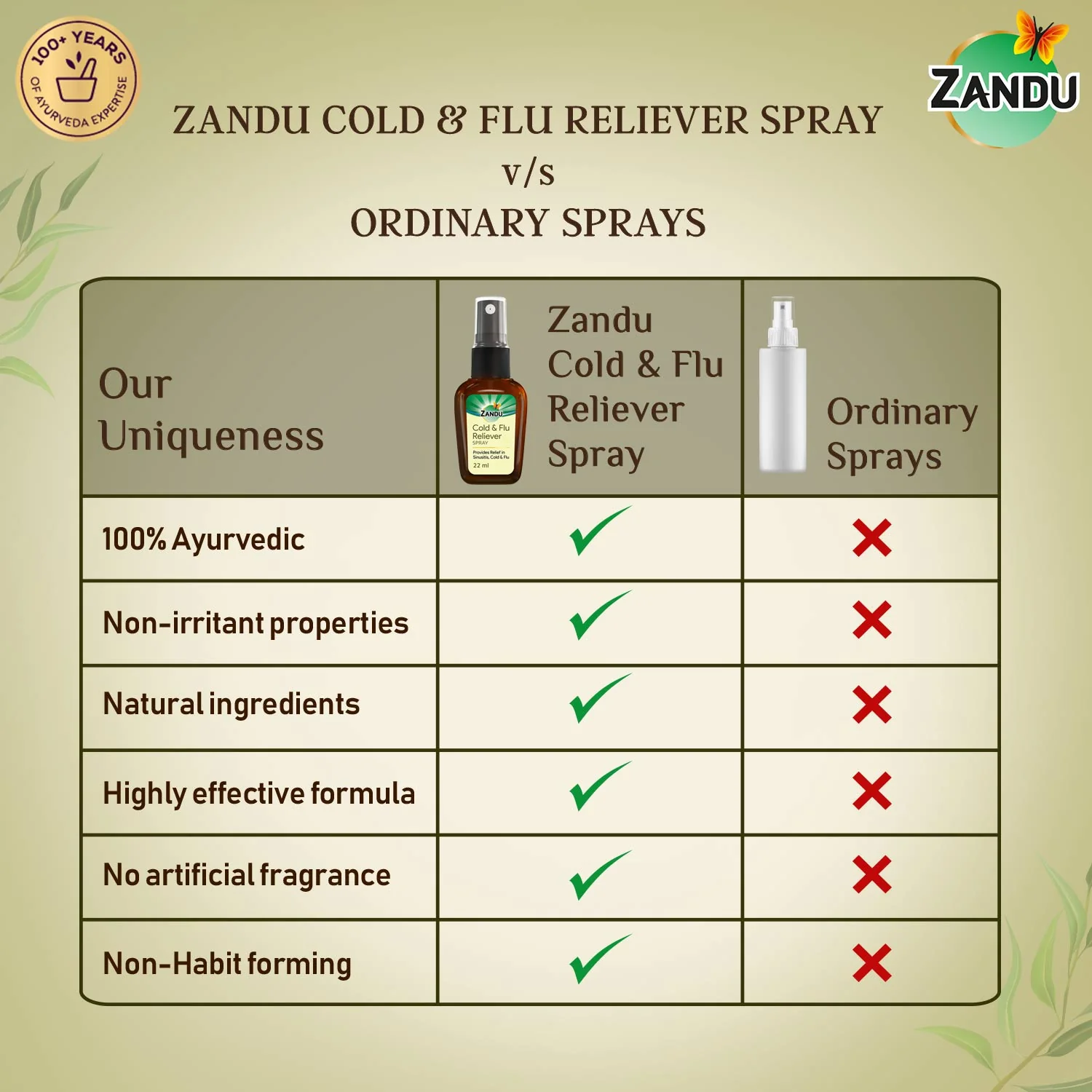 Zandu Cold & Flu Nasal Spray - Image 7