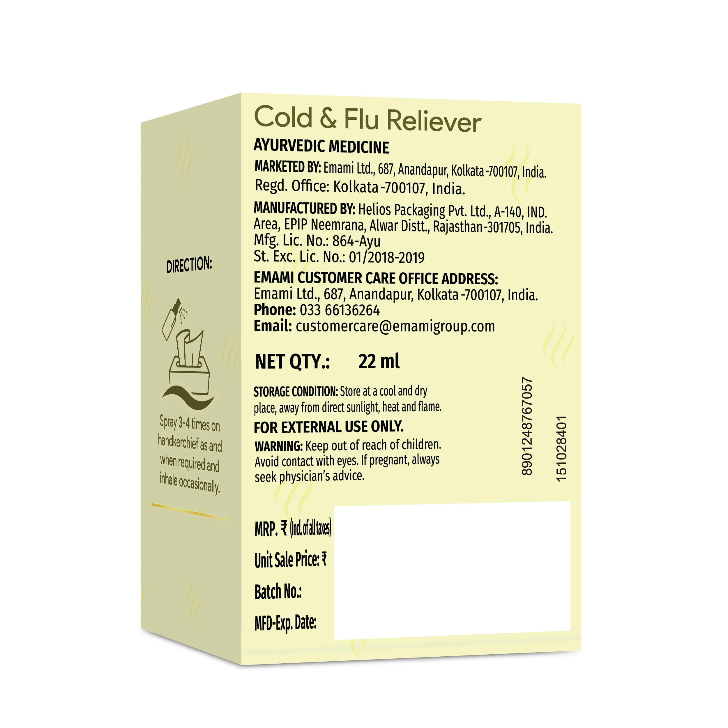 Zandu Cold & Flu Nasal Spray - Image 9