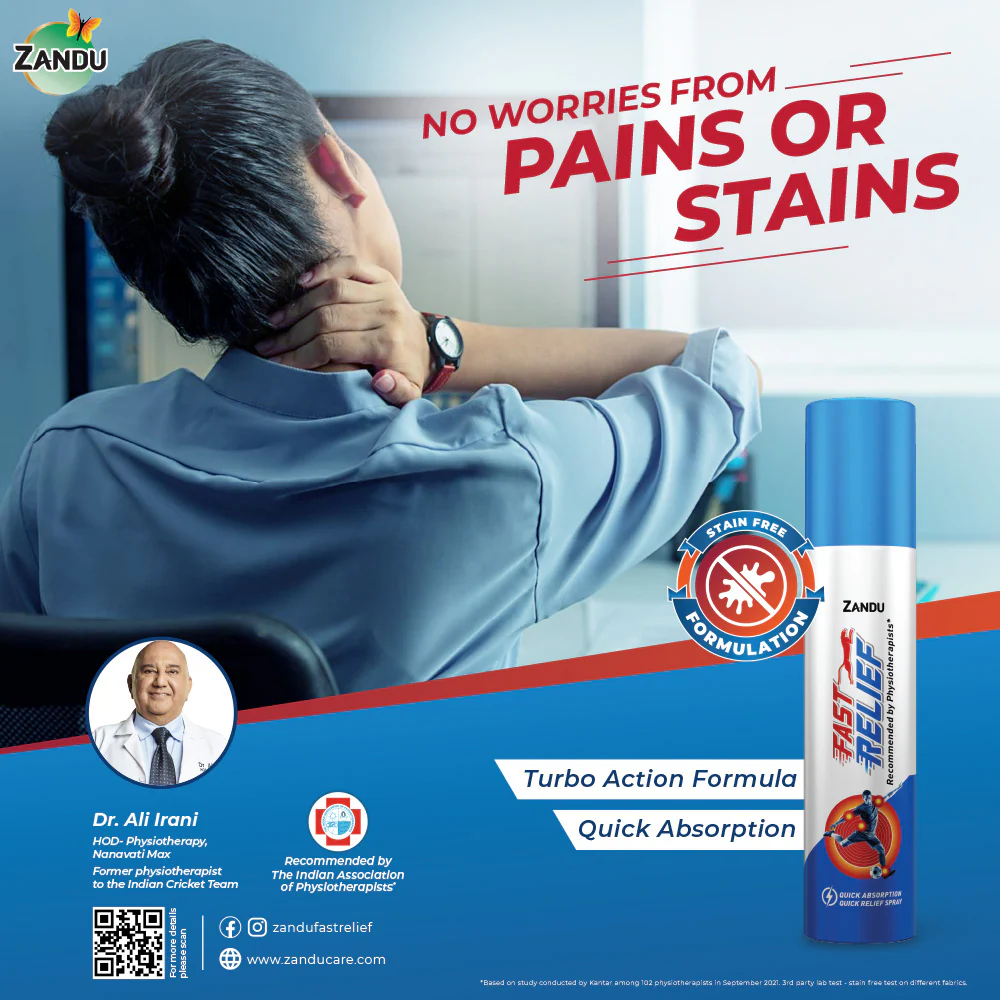 Zandu Fast Relief Spray (50ml) - Image 9