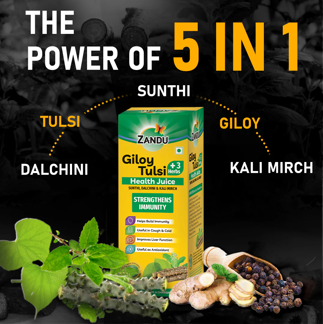 Zandu Giloy Tulsi Juice - Image 6