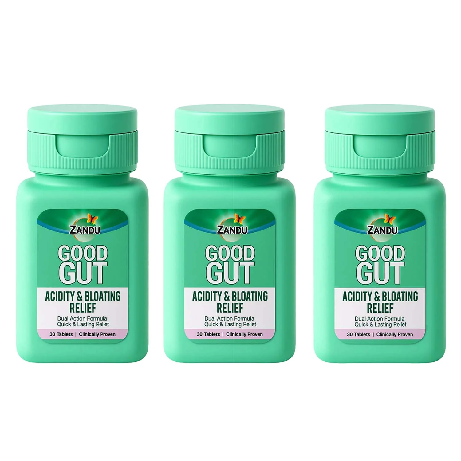 Zandu Good Gut Acidity & Bloating Relief Tablets - Image 11