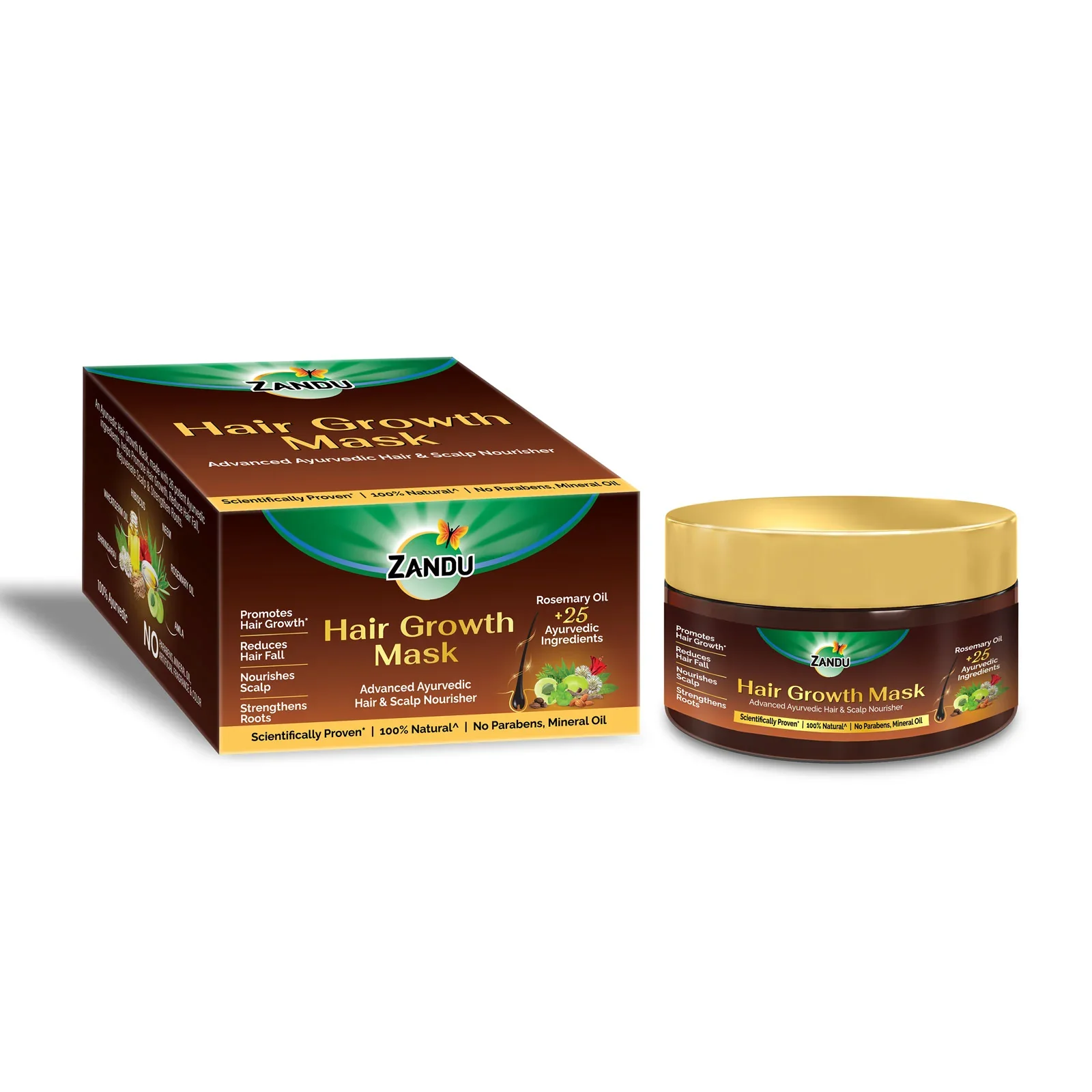 Zandu Hair Growth Serum & Mask Combo - Image 9