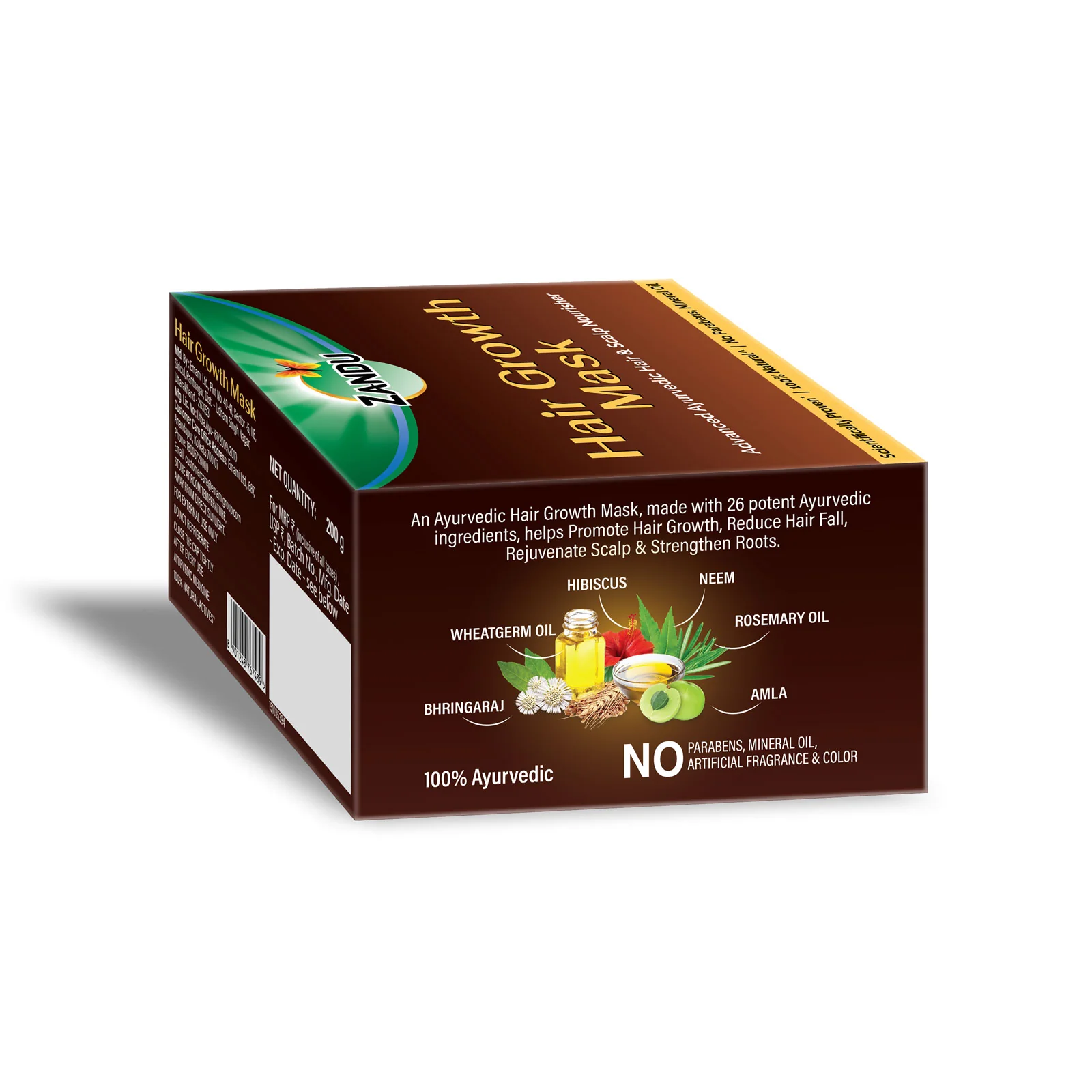 Zandu Ayurvedic Hair Growth Mask (200g) - Image 13