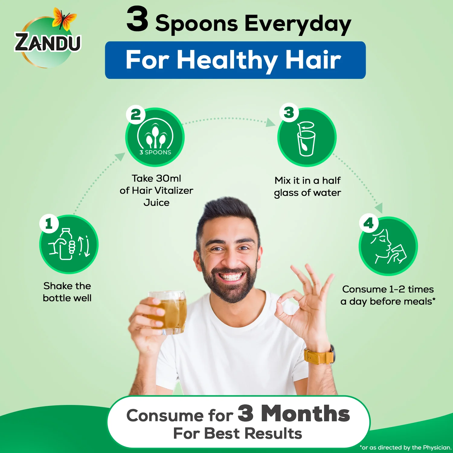 Zandu Hair Vitalizer Juice - Image 6
