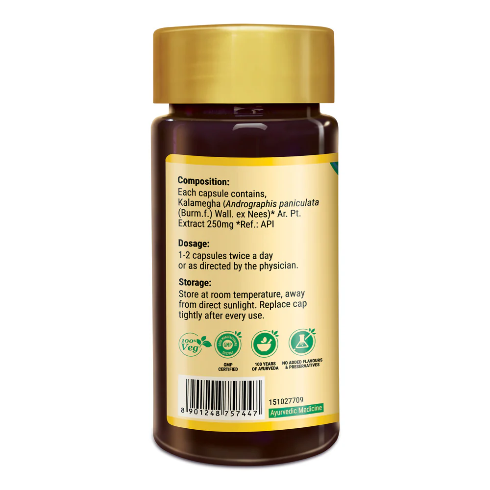 Zandu Pure Kalamegha Capsules - Image 7