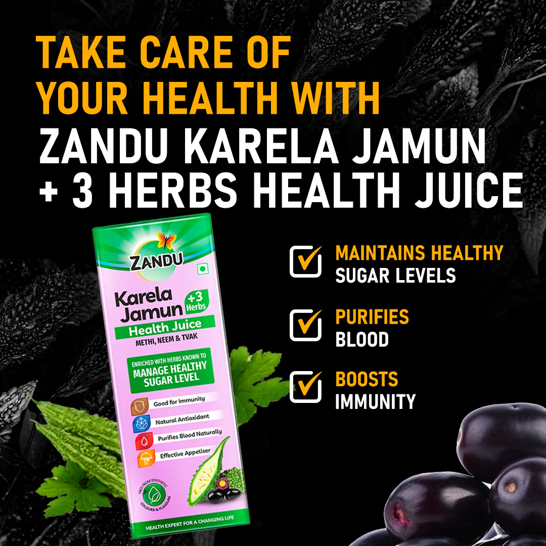 Zandu Karela Jamun Juice - Image 3