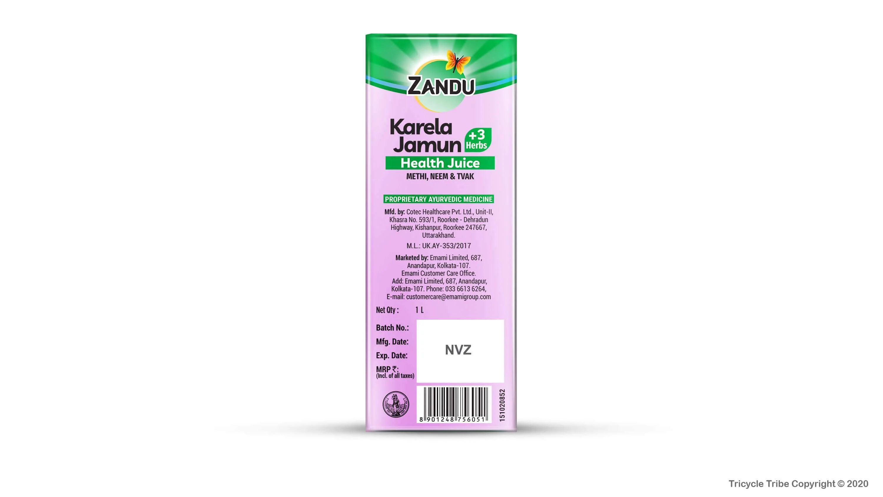 Zandu Karela Jamun Juice - Image 5