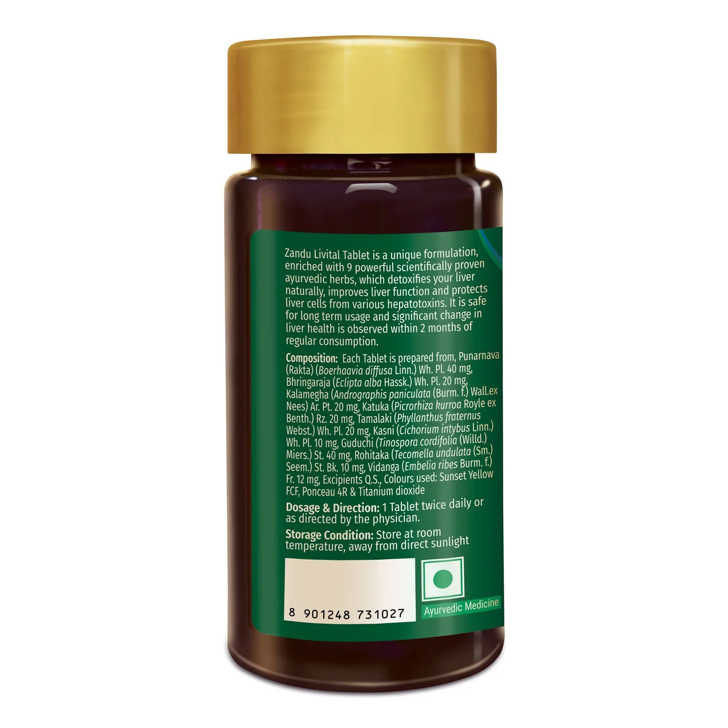 Zandu Livital (60 Tabs) + Ashwagandha KSM-66 (60 Caps) - Image 7