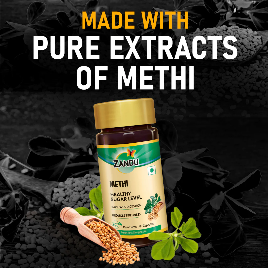 Zandu Pure Methi Capsules - Image 5