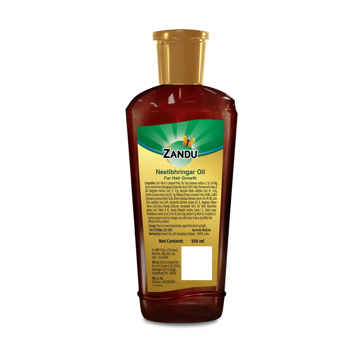 Zandu Neelibhringar Hair Oil (100 ml) - Image 9