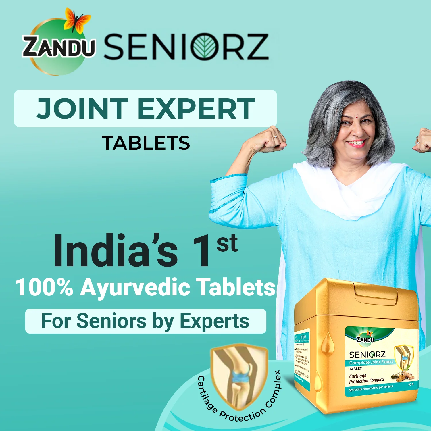 Zandu Seniorz Complete Joint Expert Tablets - Image 3