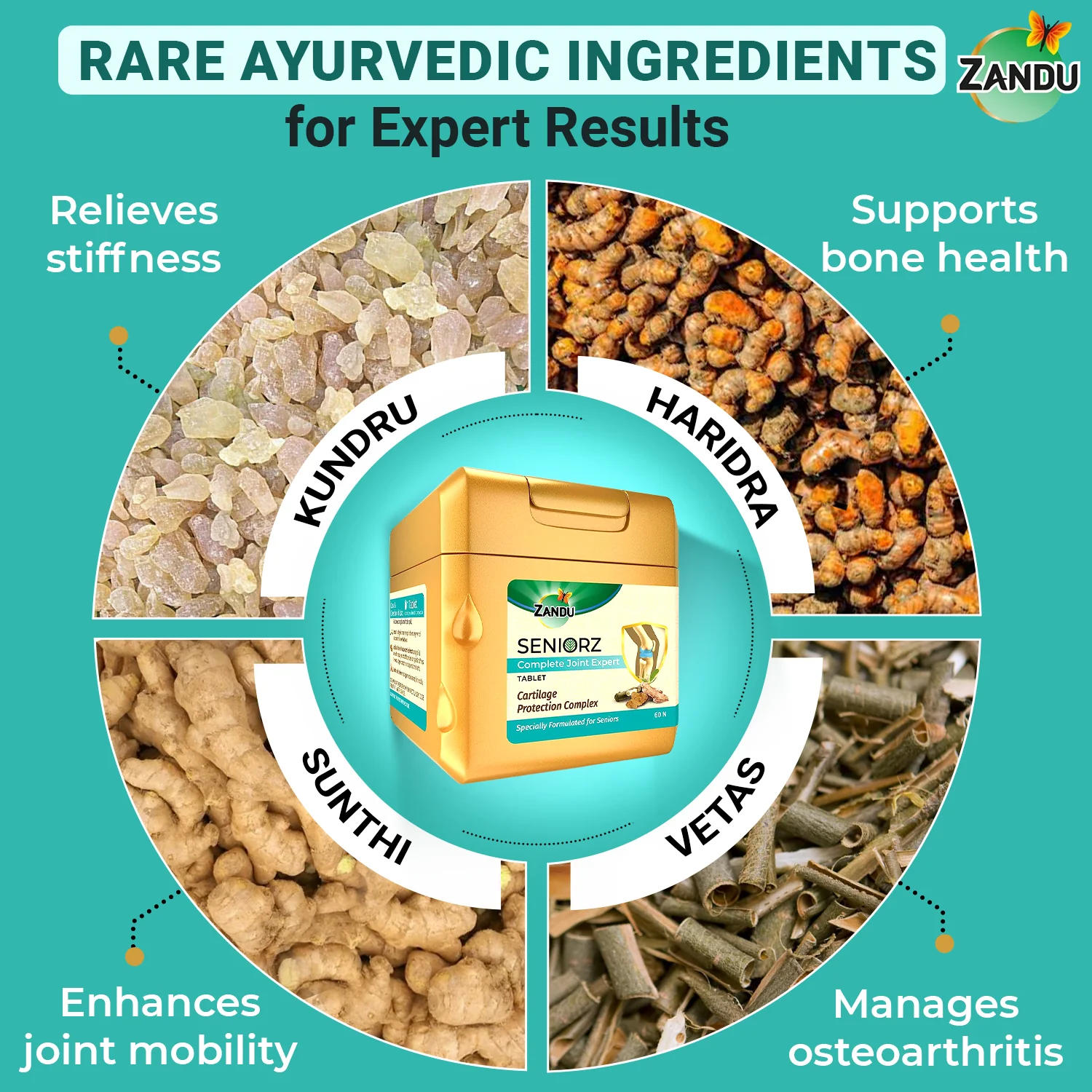Zandu Seniorz Complete Joint Expert Tablets - Image 5