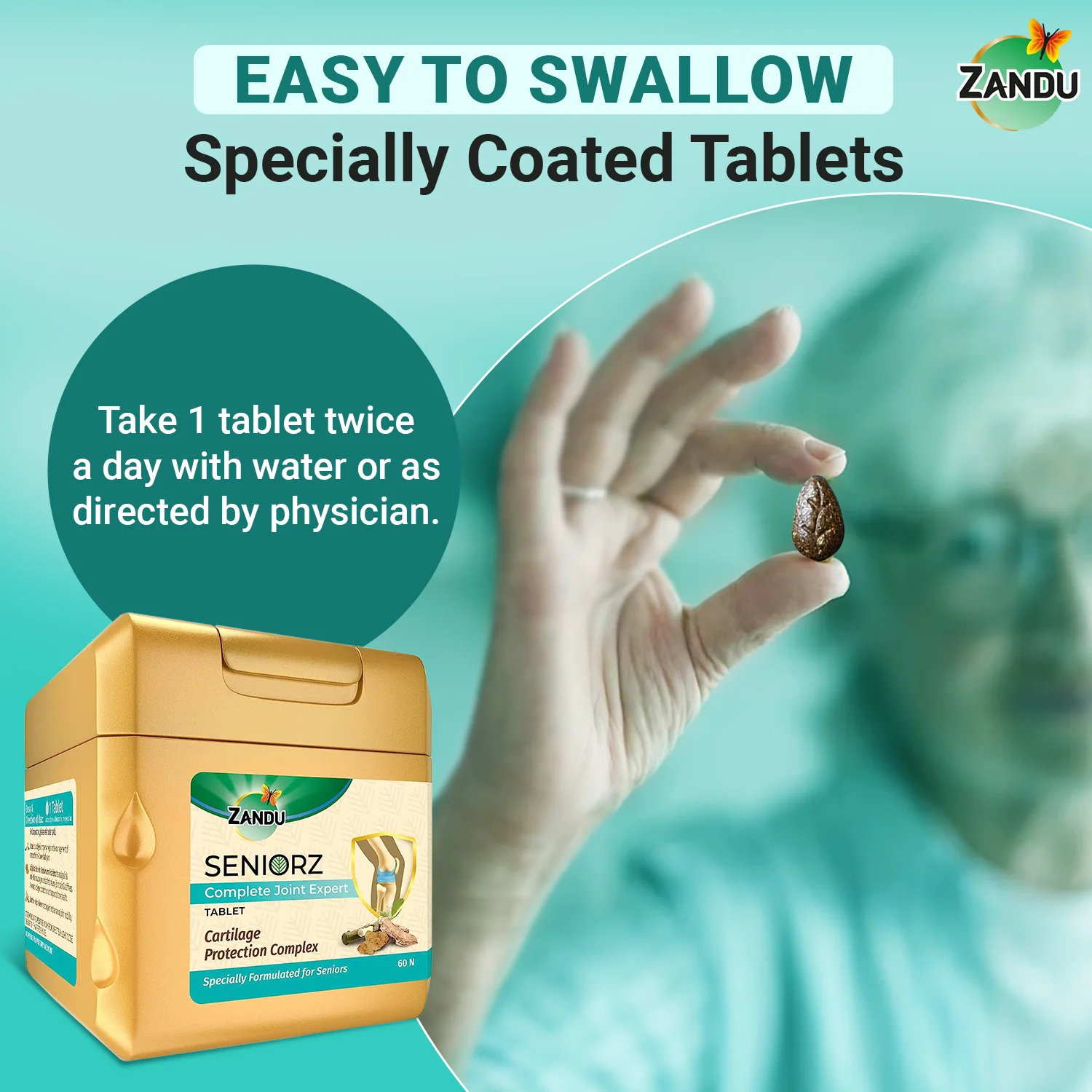 Zandu Seniorz Complete Joint Expert Tablets - Image 7