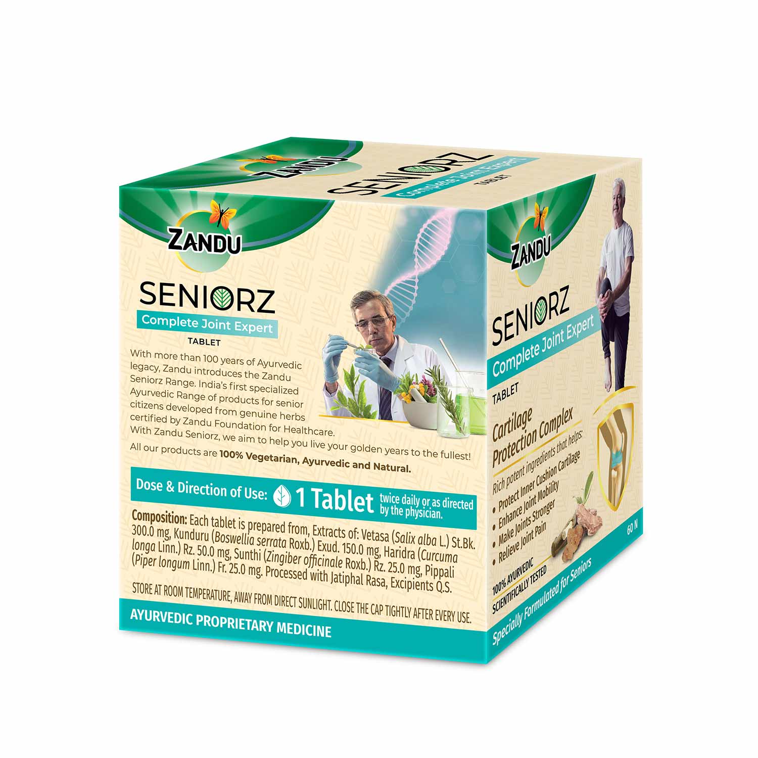 Zandu Seniorz Complete Joint Expert Tablets - Image 9