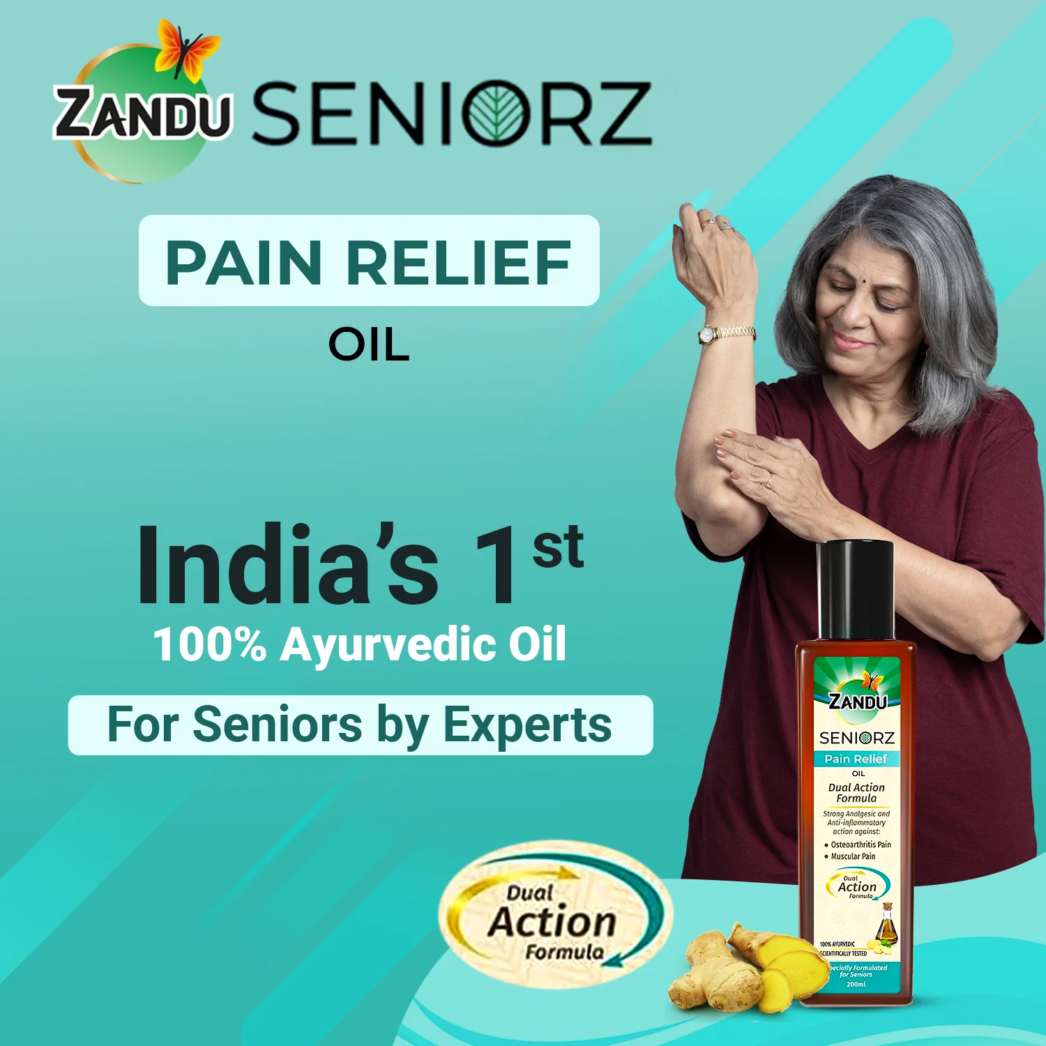 Zandu Seniorz Pain Relief Oil - Image 3