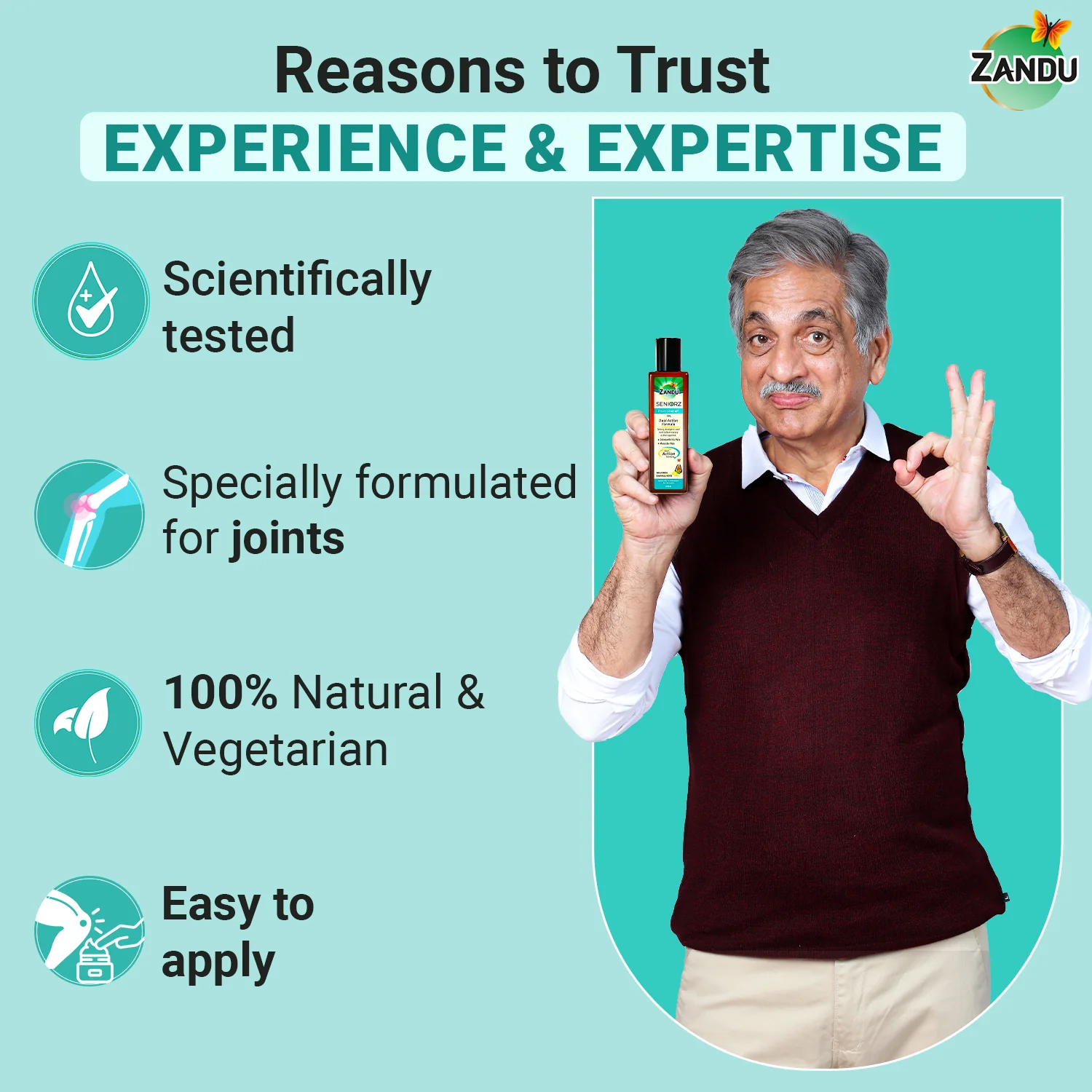 Zandu Seniorz Pain Relief Oil - Image 6
