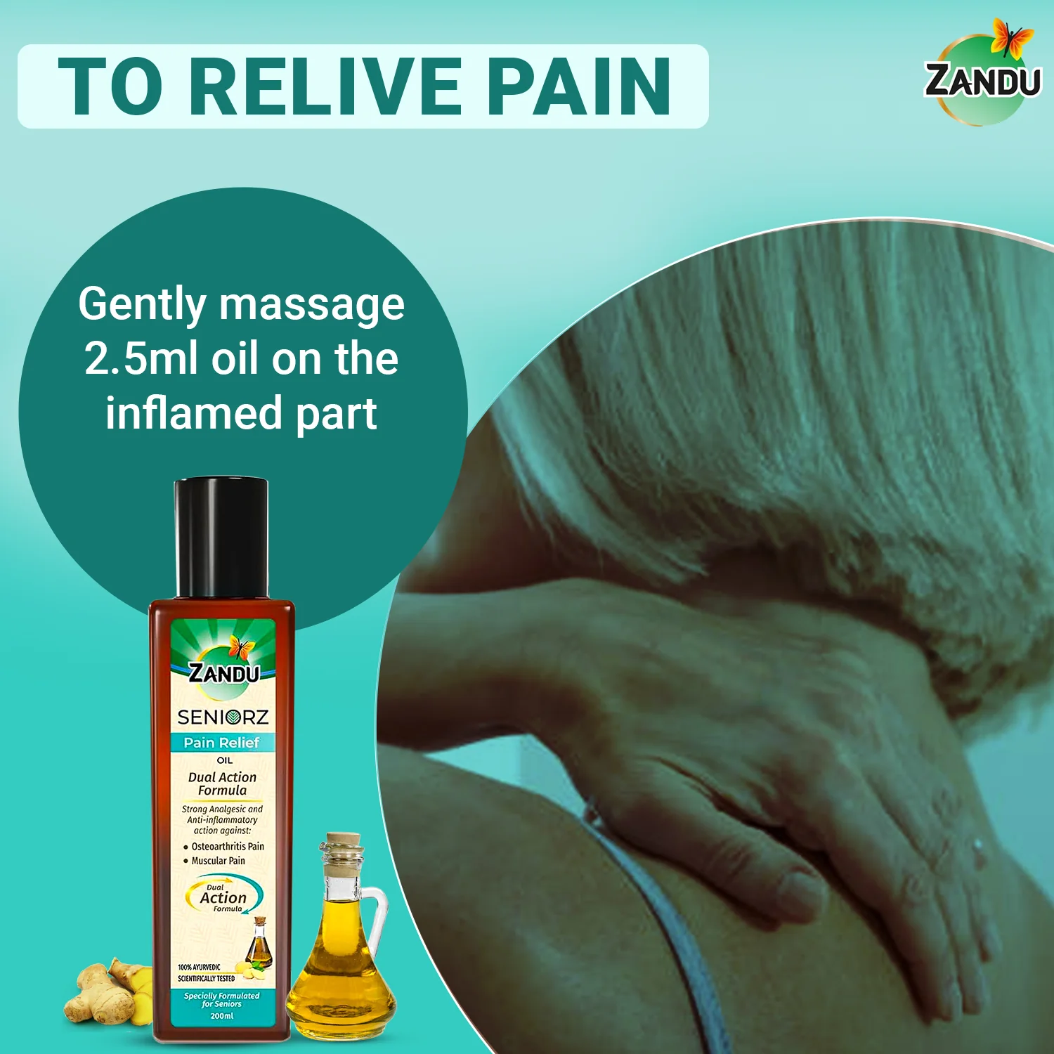 Zandu Seniorz Pain Relief Oil - Image 7