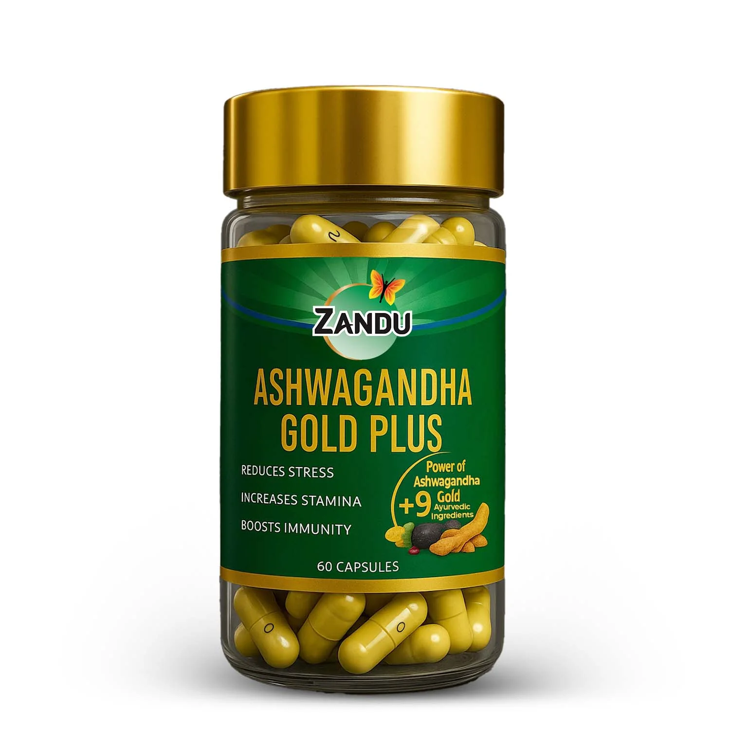 Zandu Sheelajet Gold Plus (60 Caps) + Ashwa Gandha Gold Plus (60 Caps) Combo - Image 6