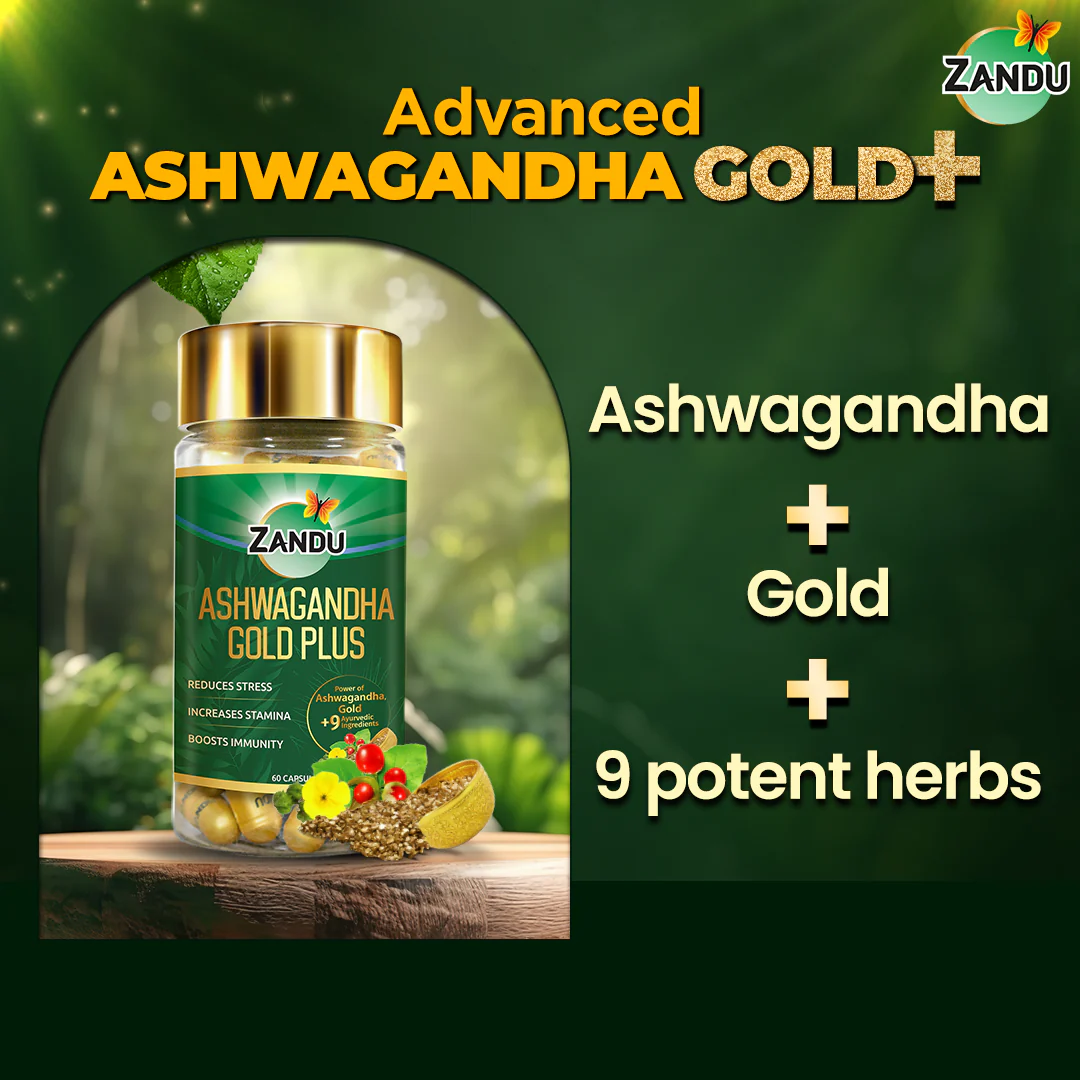 Zandu Sheelajet Gold Plus (60 Caps) + Ashwa Gandha Gold Plus (60 Caps) Combo - Image 7