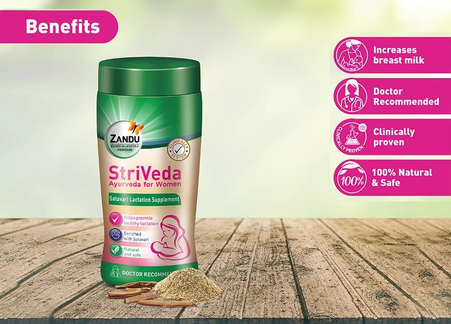 Zandu StriVeda Satavari Lactation Powder - Image 6