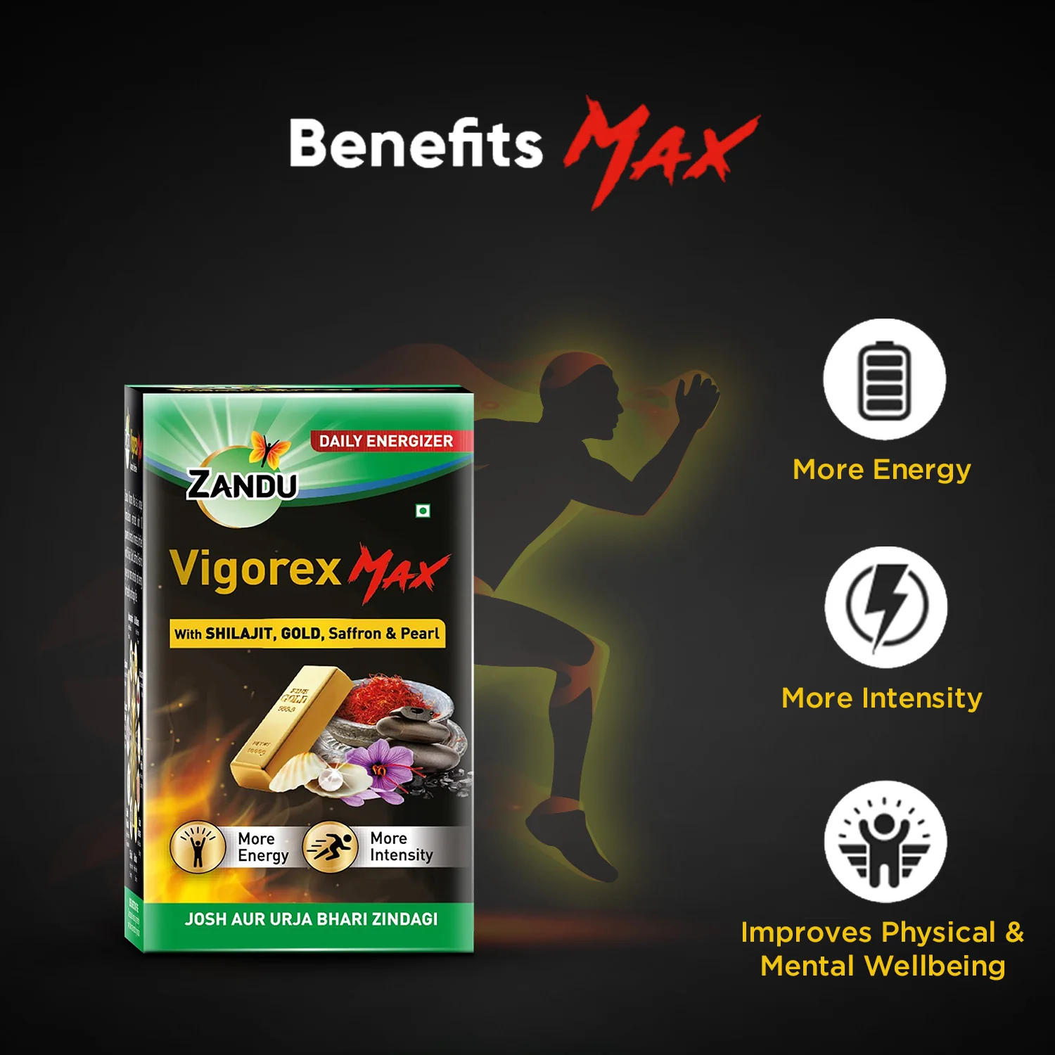 Zandu Vigorex Max (20 Caps) - Image 4
