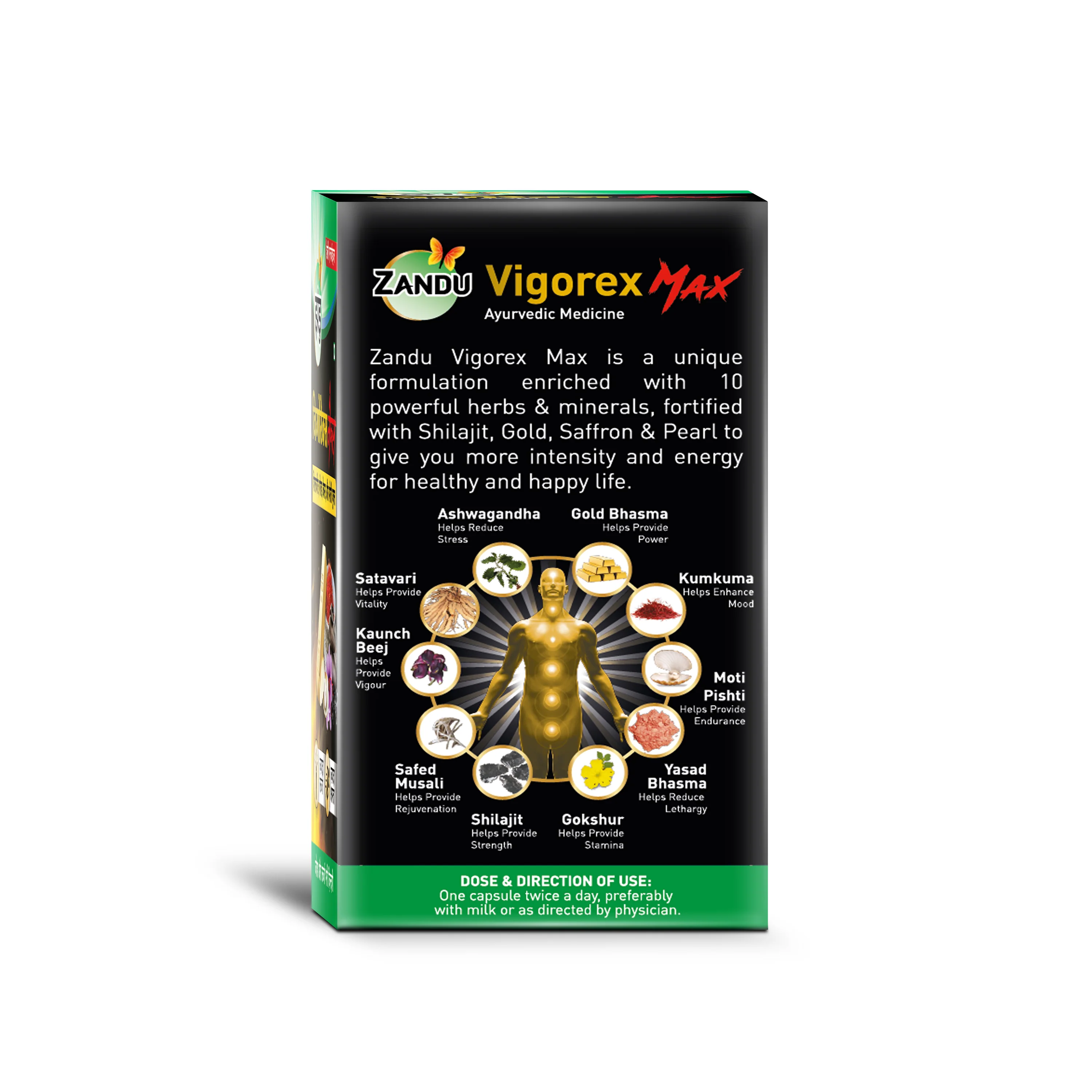 Zandu Vigorex Max (20 Caps) - Image 8