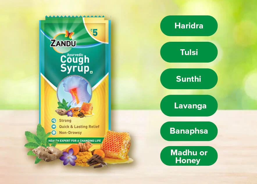 Zandu Ayurvedic Cough Syrup (Pack of 3) - Image 4