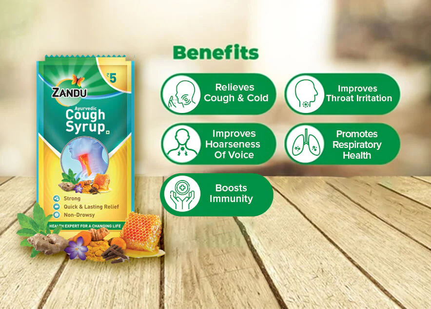 Zandu Ayurvedic Cough Syrup (Pack of 3) - Image 5