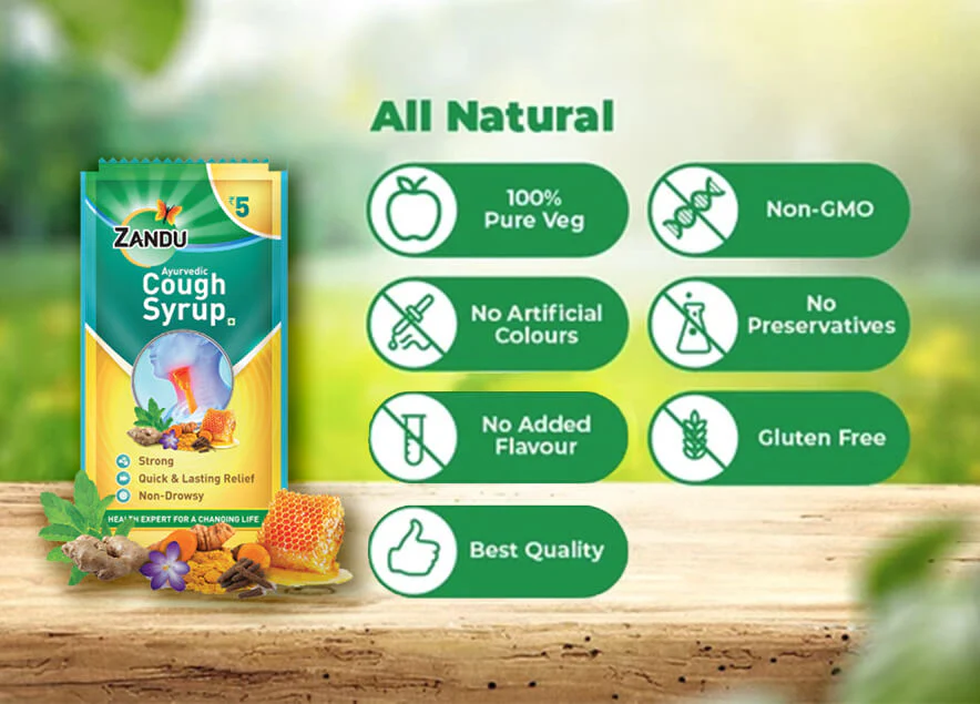 Zandu Ayurvedic Cough Syrup (Pack of 3) - Image 6