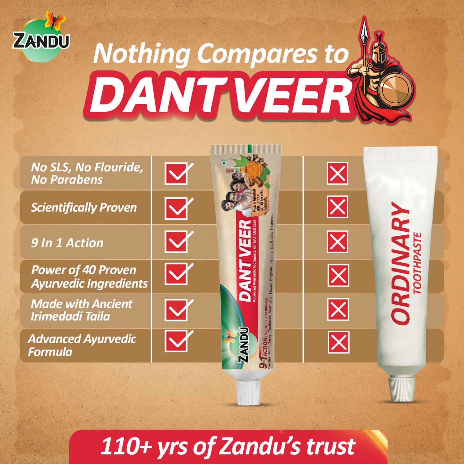Zandu Dantveer Ayurvedic Oral Care Kit - Image 7