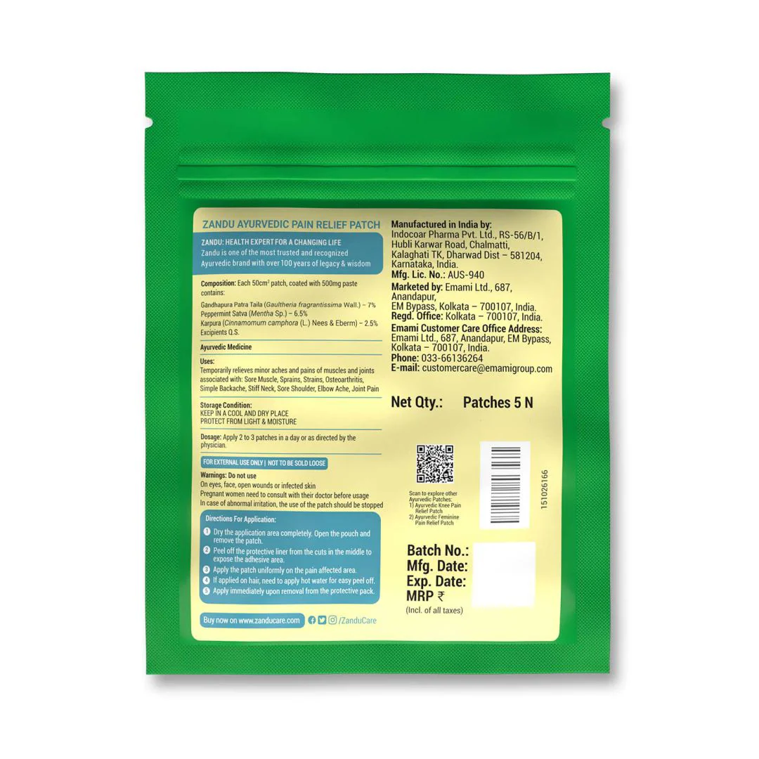 Zandu Pain Release Patch - Image 7