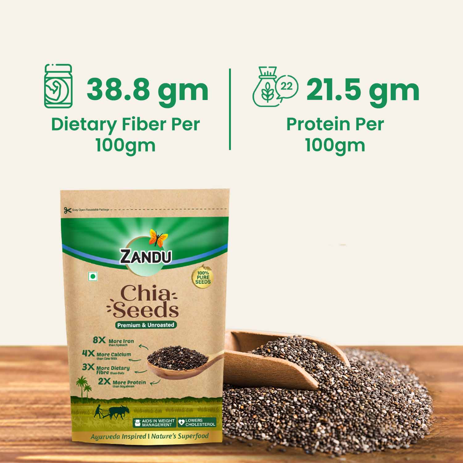 Zandu Chia Seeds - Image 6