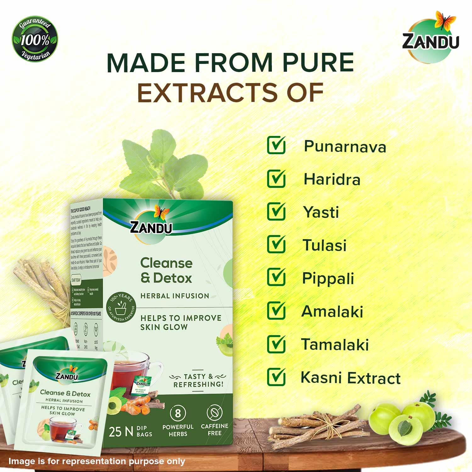 Zandu Cleanse & Detox Tea - Natural Body Detox - Image 4