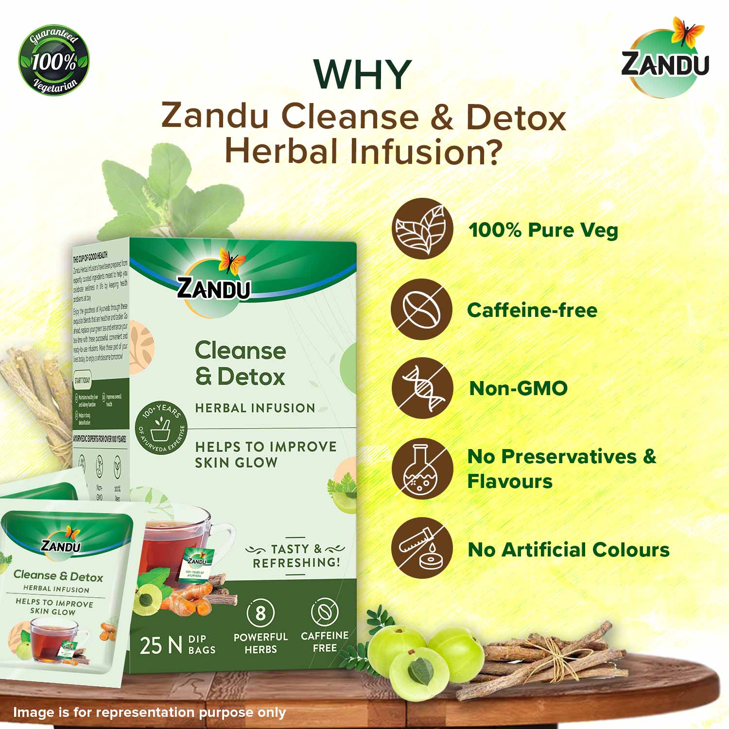 Zandu Cleanse & Detox Tea - Natural Body Detox - Image 5