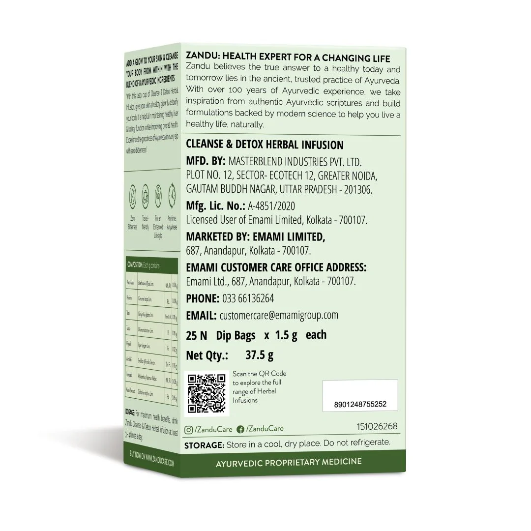 Zandu Cleanse & Detox Tea - Natural Body Detox - Image 7