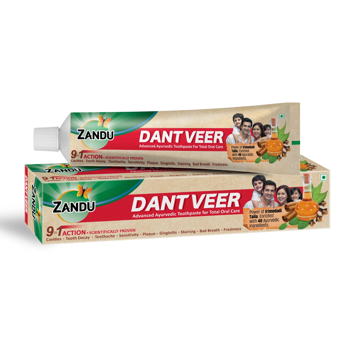 Zandu Dantveer Ayurvedic Toothpaste - Image 10