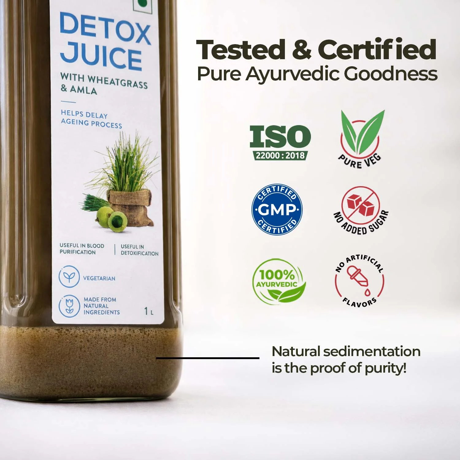Zandu Full Body Detox Juice (Wheatgrass & Amla) - Image 7