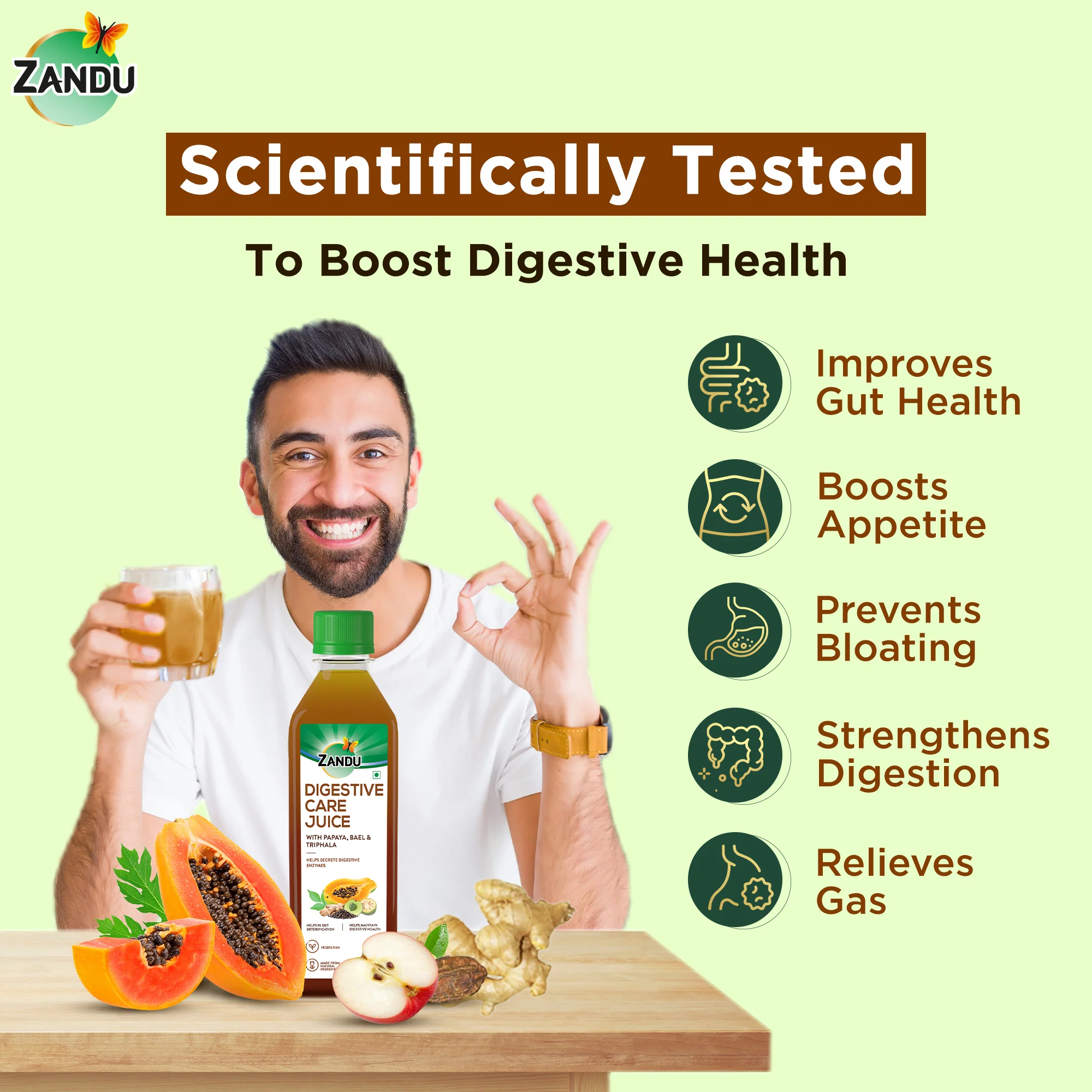 Zandu Digestive Care Juice - Image 3