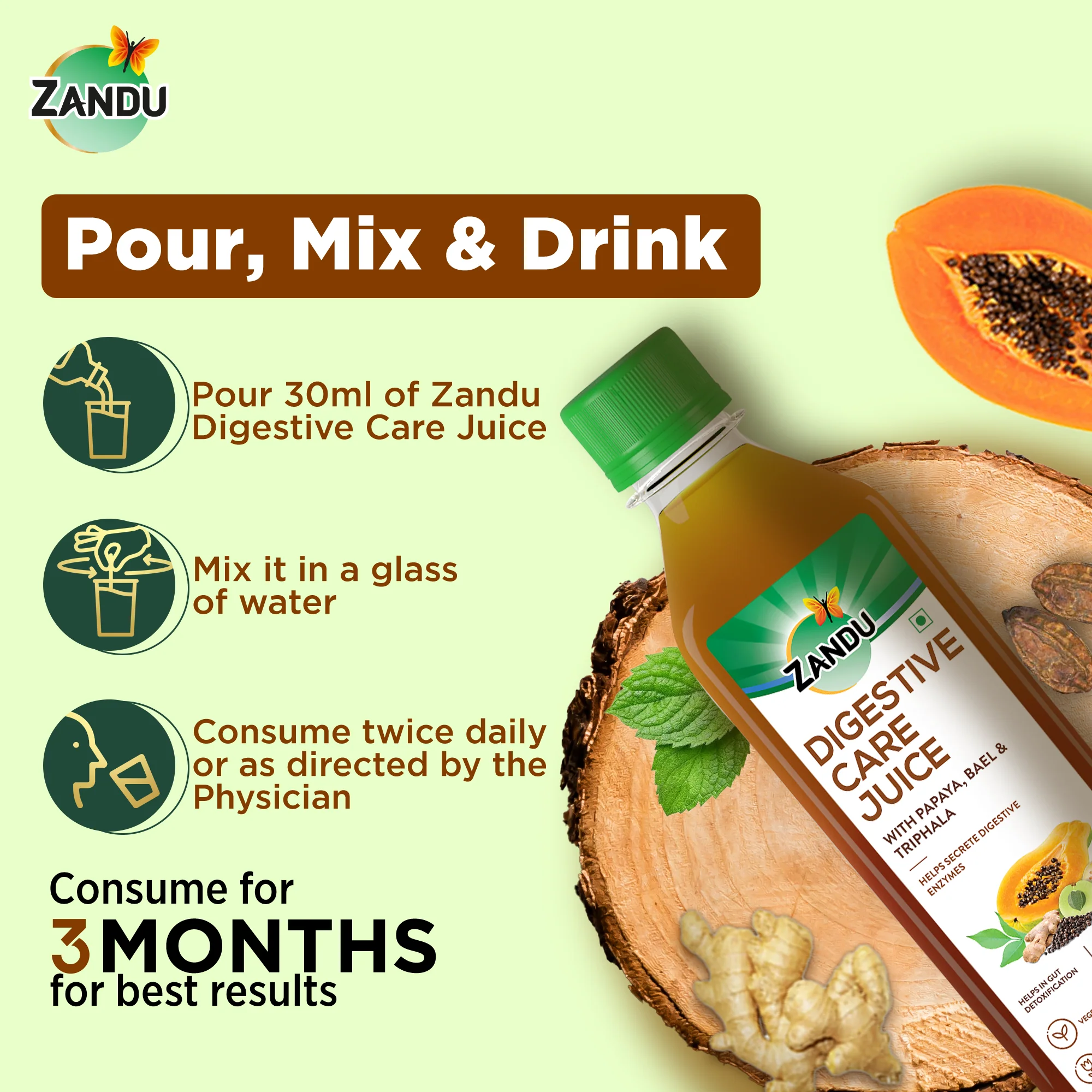 Zandu Digestive Care Juice - Image 6