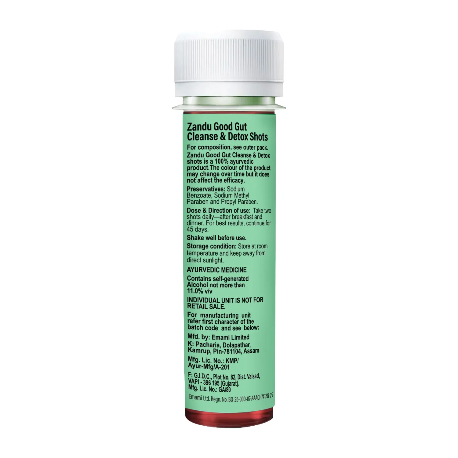 Zandu Good Gut Cleanse & Detox Shots - Image 13