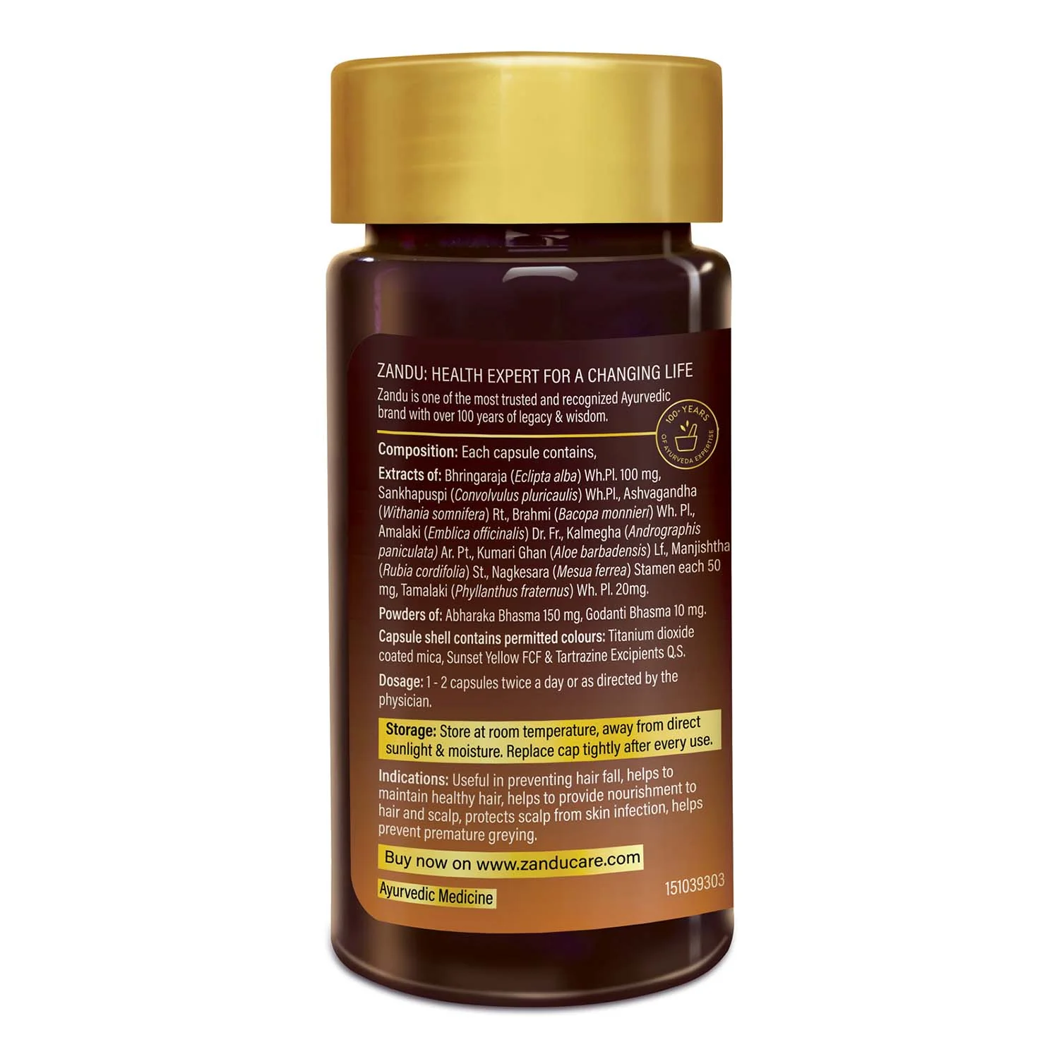 Zandu Ayurvedic Hair Growth Capsule - Image 9