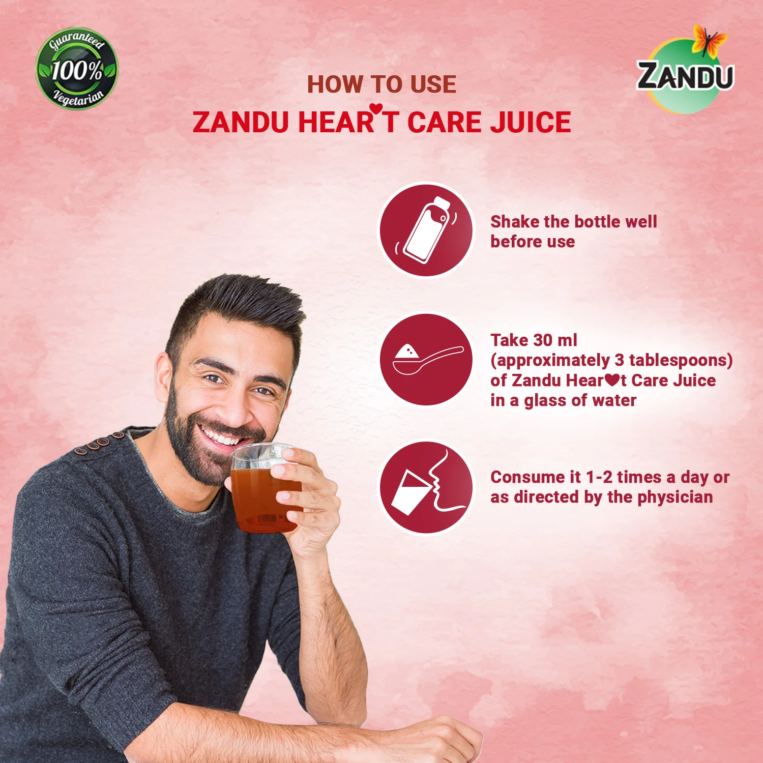 Zandu Heart Care Juice - Image 5