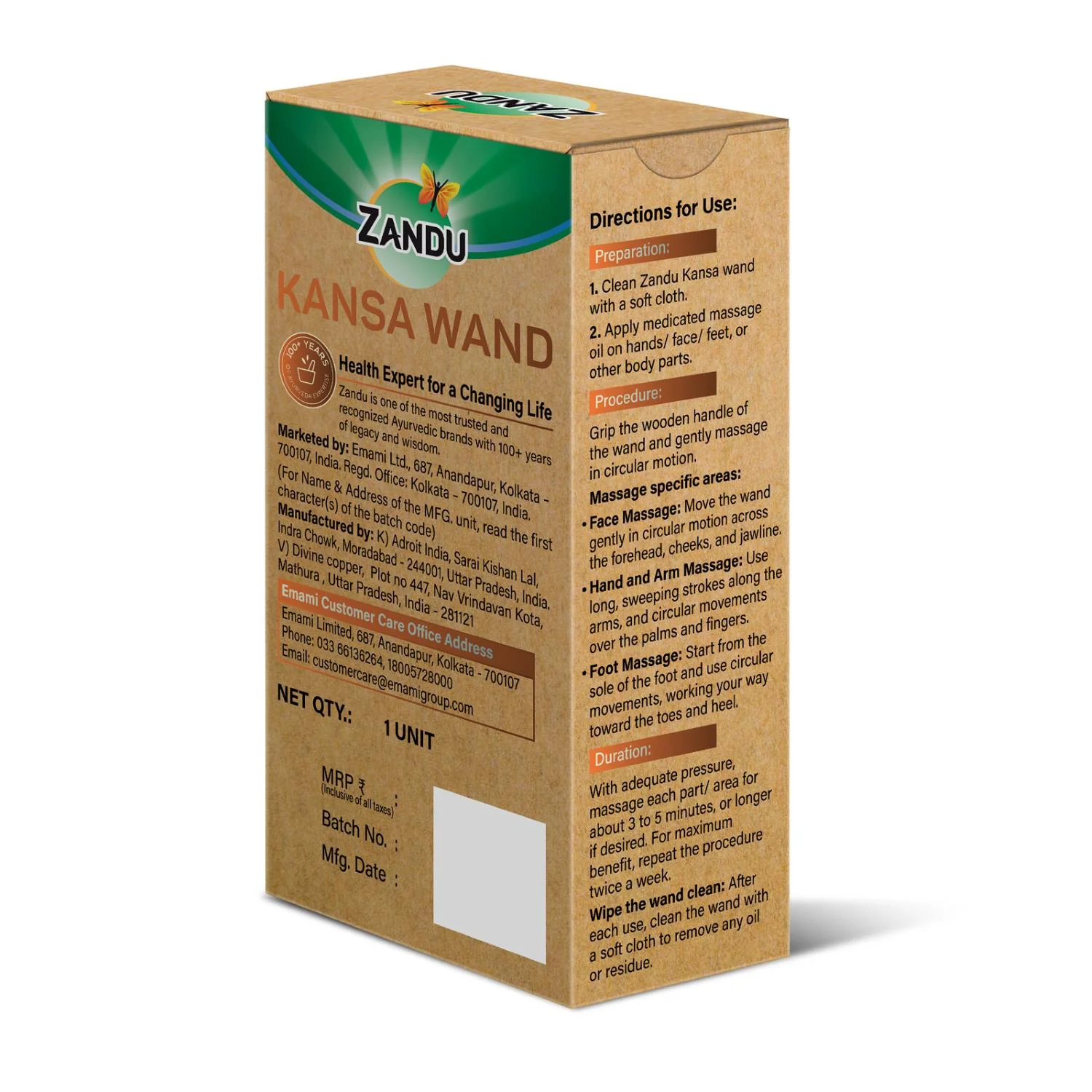 Zandu Kansa Wand Ayurvedic Massager - Image 12