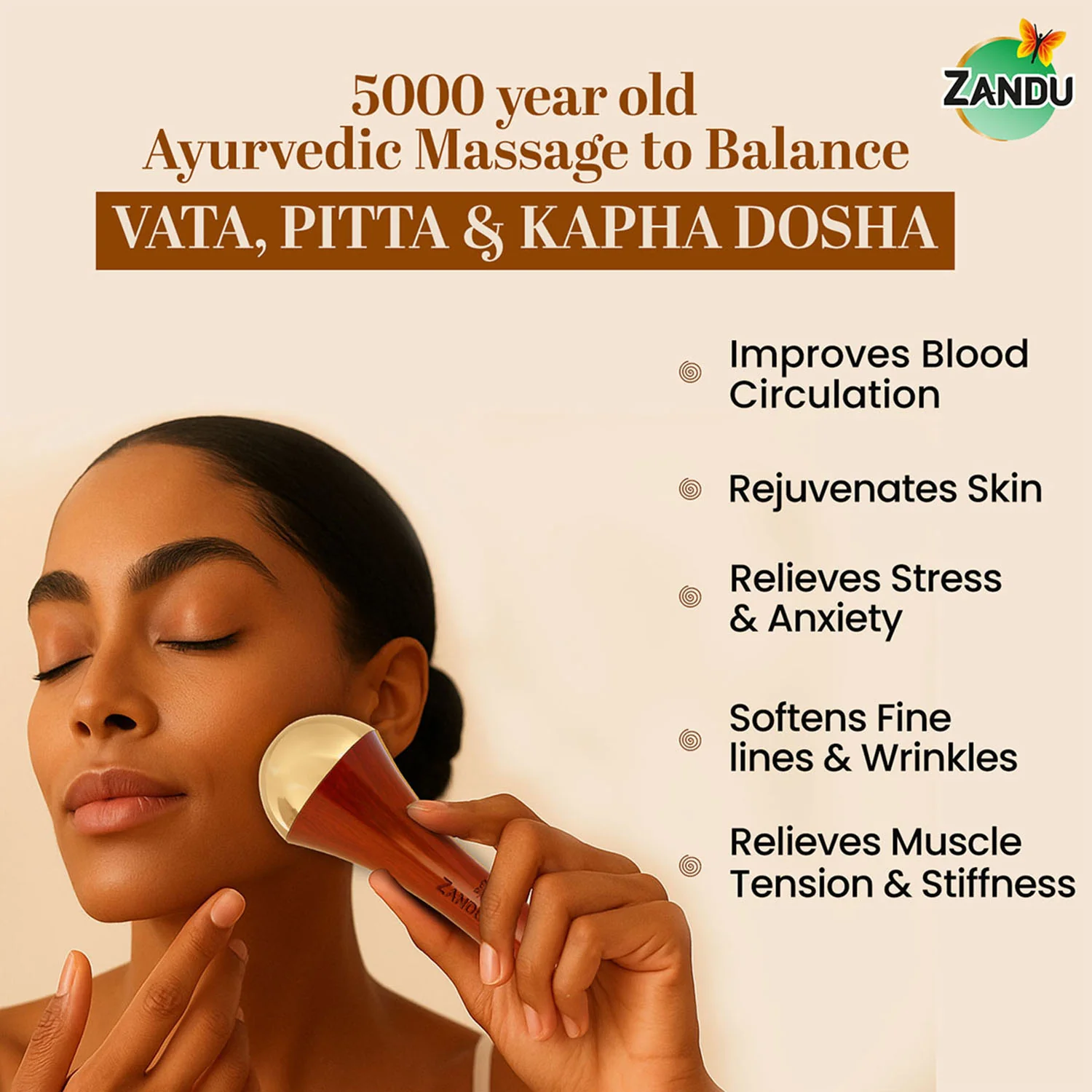 Zandu Kansa Wand Ayurvedic Massager - Image 5