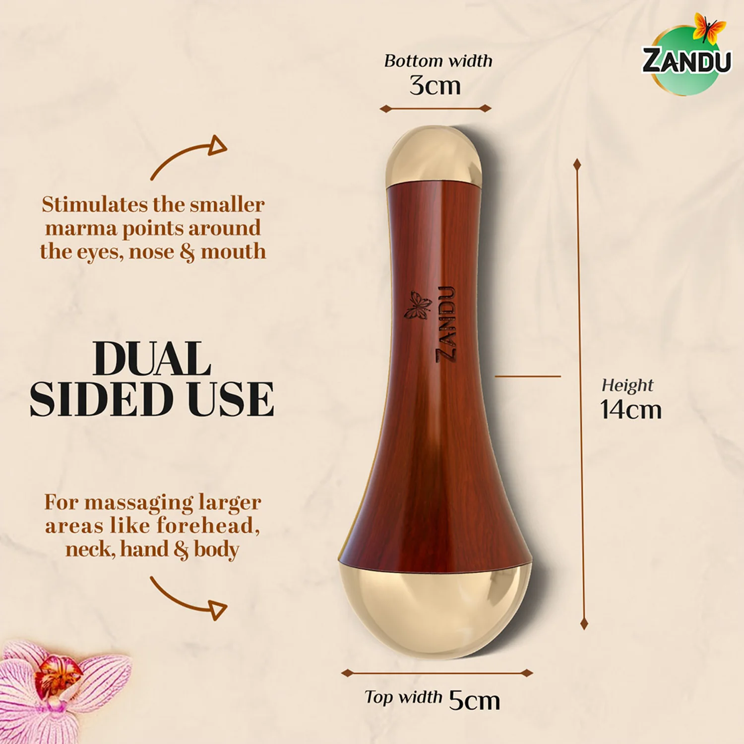 Zandu Kansa Wand Ayurvedic Massager - Image 7